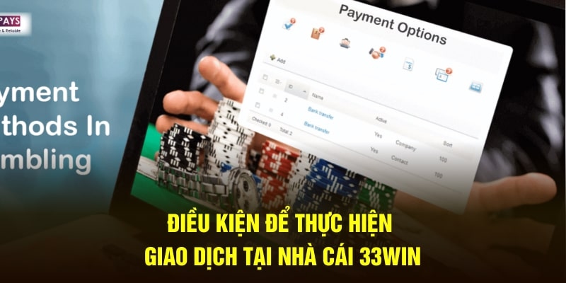 Các điều kiện quan trọng cần đáp ứng khi thực hiện giao dịch